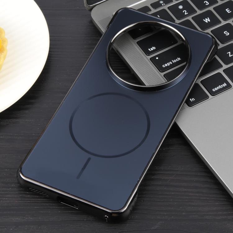 For Huawei Mate 60 Pro Electroplating Frameless Frosted Anti-Glare PC MagSafe Phone Case(Black) - free shipping - PMC TechLife - Order now!