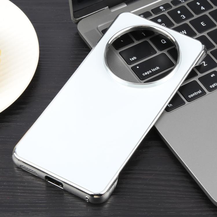 For Huawei Mate 70 Pro Electroplating Frameless Frosted Anti-Glare PC MagSafe Phone Case(Silver White) - free shipping - PMC TechLife - Order now!