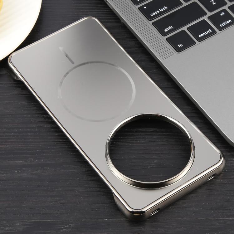 For Huawei Mate 70 Pro Electroplating Frameless Frosted Anti-Glare PC MagSafe Phone Case(Titanium Gray) - free shipping - PMC TechLife - Order now!