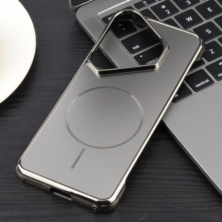 For Huawei Pura 70 Electroplating Frameless Frosted Anti-Glare PC MagSafe Phone Case(Titanium Gray) - free shipping - PMC TechLife - Order now!