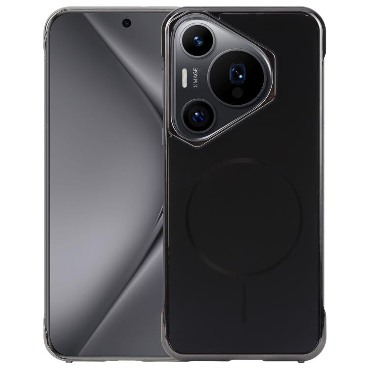 For Huawei Pura 70 Pro / 70 Pro+ Electroplating Frameless Frosted Anti-Glare PC MagSafe Phone Case(Black) - free shipping - PMC TechLife - Order now!