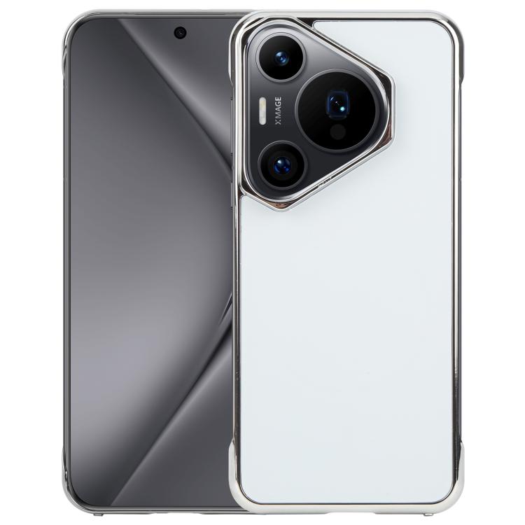 For Huawei Pura 70 Pro / 70 Pro+ Electroplating Frameless Frosted Anti-Glare PC MagSafe Phone Case(Silver White) - free shipping - PMC TechLife - Order now!