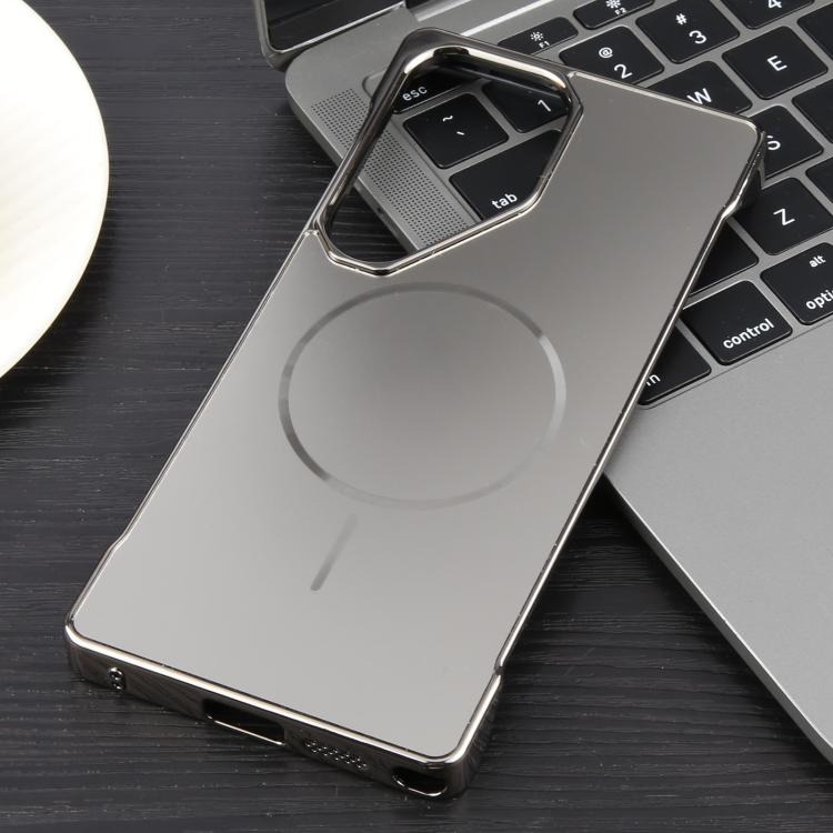For Samsung Galaxy S25 Ultra 5G Electroplating Frameless Frosted Anti-Glare PC MagSafe Phone Case(Titanium Gray) - free shipping - PMC TechLife - Order now!