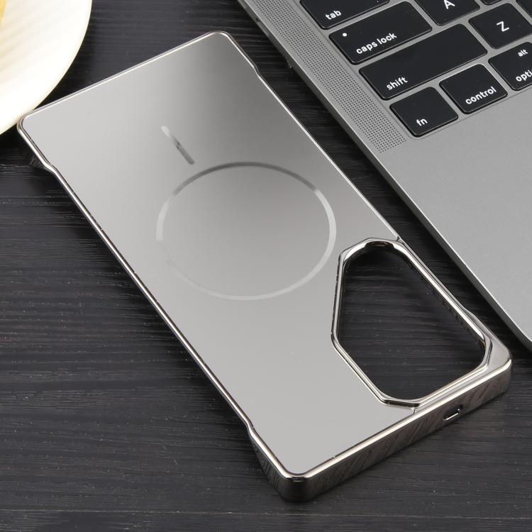 For Samsung Galaxy S25 Ultra 5G Electroplating Frameless Frosted Anti-Glare PC MagSafe Phone Case(Titanium Gray) - free shipping - PMC TechLife - Order now!