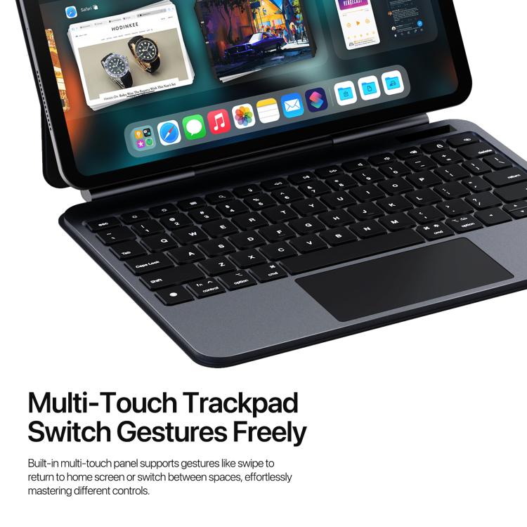 For iPad Pro 11 2024 DUX DUCIS MK Pro Series Floating Magnetic Keyboard Tablet Leather Case(Black) - free shipping - PMC TechLife - Order now!