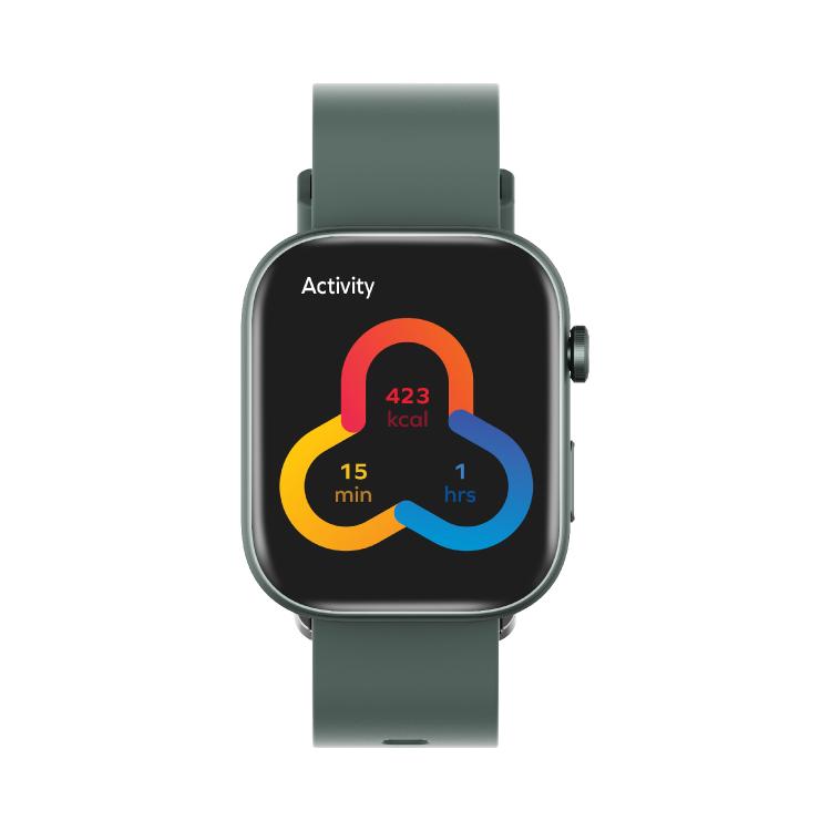 MOMAX SW3S 1.99 inch Screen 3ATM Waterproof Smart Sports Watch(Green) - free shipping - PMC TechLife - Order now!