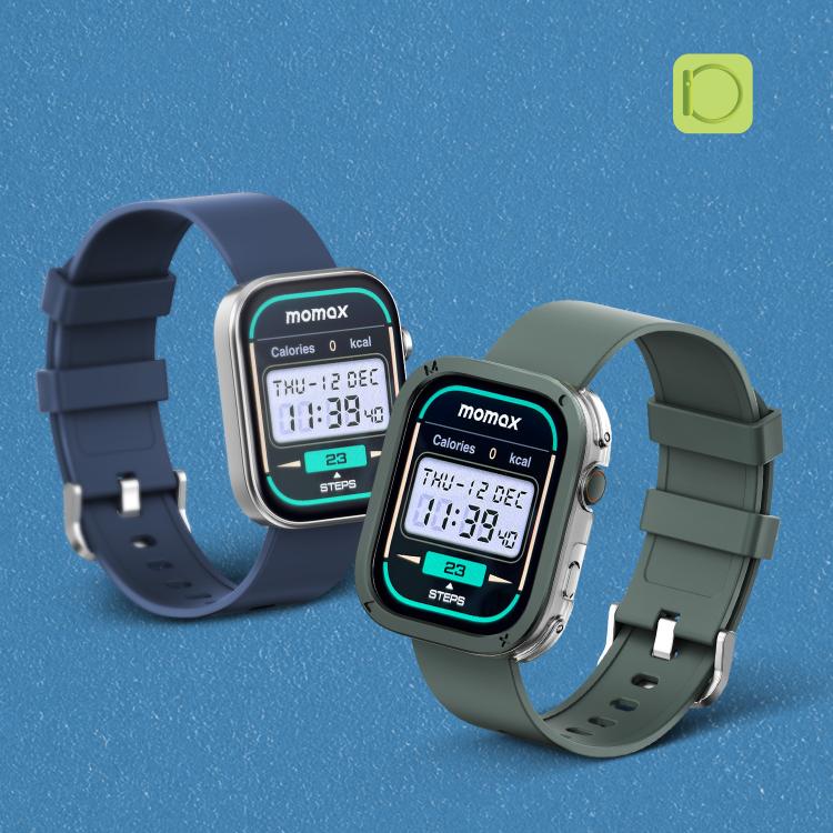 MOMAX SW3S 1.99 inch Screen 3ATM Waterproof Smart Sports Watch(Green) - free shipping - PMC TechLife - Order now!