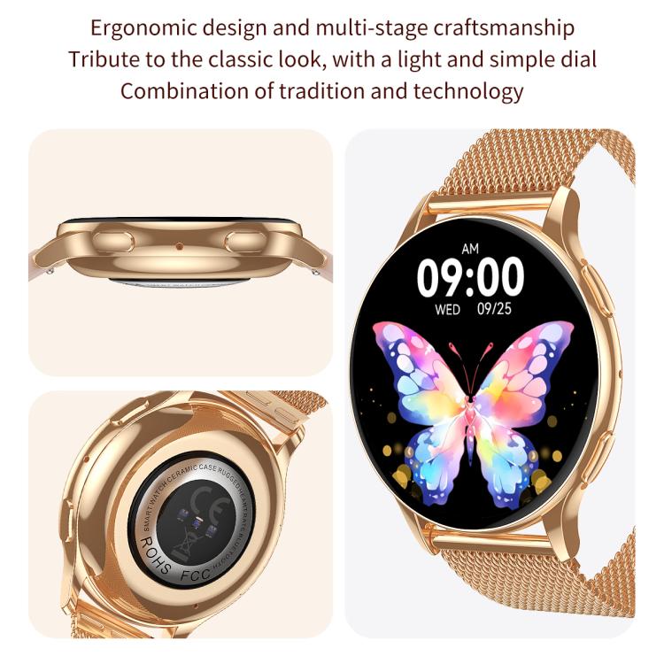 CY29 1.32 inch AMOLED Screen Female Smart Watch Supports COFIT APP(Silver) - free shipping - PMC TechLife - Order now!