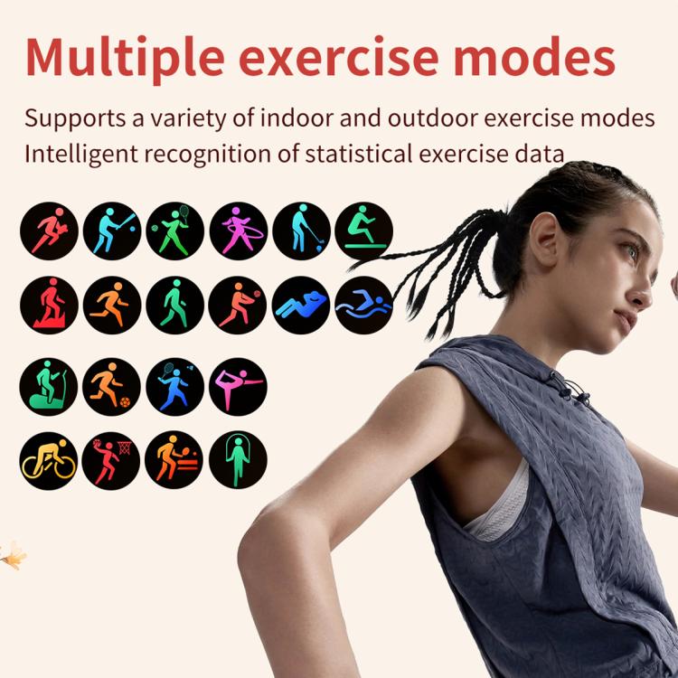 CY29 1.32 inch AMOLED Screen Female Smart Watch Supports COFIT APP(Gold Pink) - free shipping - PMC TechLife - Order now!