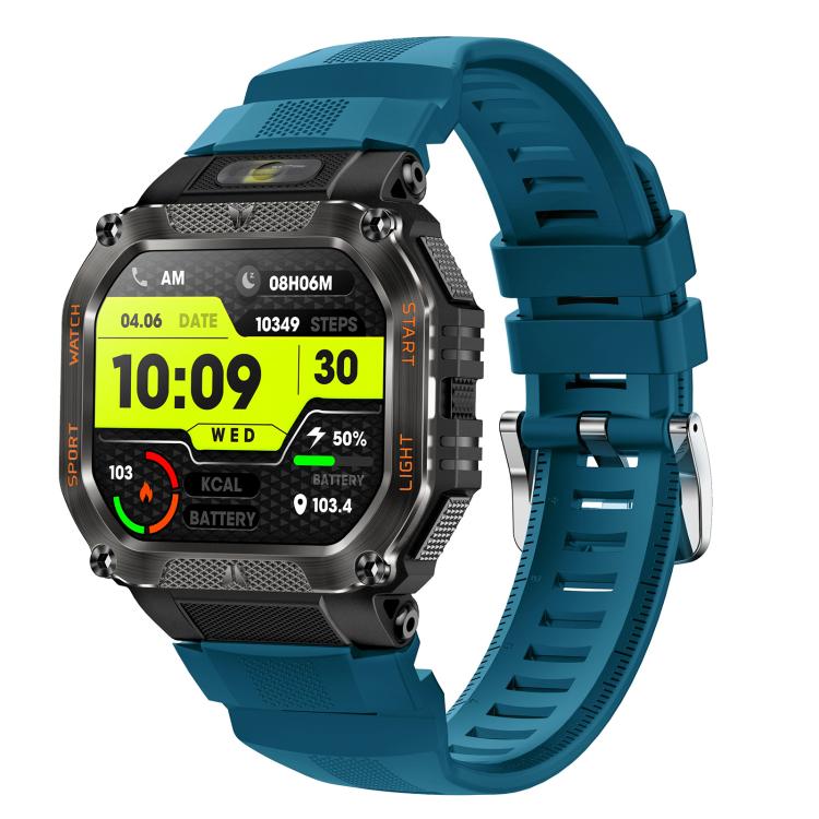 HT34 1.75 inch IPS Screen 3ATM Outdoor Sports BT Smart Watch(Blue) - Smart Watches by PMC TechLife | Online Shopping South Africa | PMC TechLife | Buy Now Pay Later Mobicred