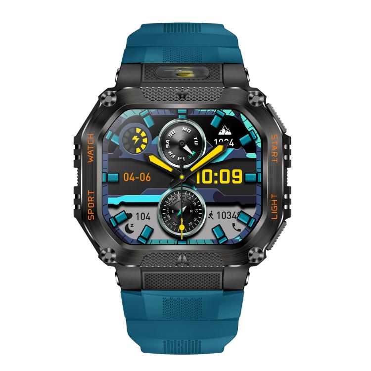 HT34 1.75 inch IPS Screen 3ATM Outdoor Sports BT Smart Watch(Blue) - Smart Watches by PMC TechLife | Online Shopping South Africa | PMC TechLife | Buy Now Pay Later Mobicred