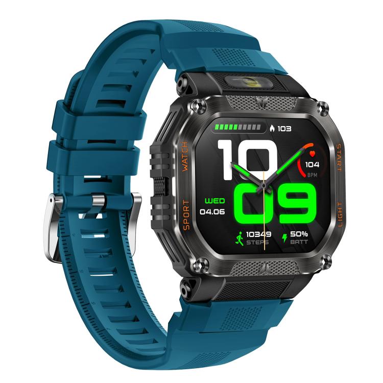 HT34 1.75 inch IPS Screen 3ATM Outdoor Sports BT Smart Watch(Blue) - Smart Watches by PMC TechLife | Online Shopping South Africa | PMC TechLife | Buy Now Pay Later Mobicred