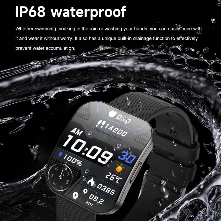 U17 1.85 inch Ultra-thin Curved Screen IP68 Sports Smart Watch(Black) - Smart Watches by PMC TechLife | Online Shopping South Africa | PMC TechLife | Buy Now Pay Later Mobicred