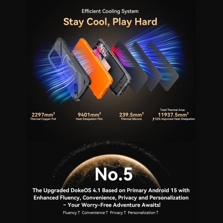 Blackview Oscal Marine 1, 4GB+128GB, 6.56 inch Android 15 Unisoc UMS9230E T615 Octa Core, Network: 4G, OTG, NFC(Black) - free shipping - PMC TechLife - Order now!