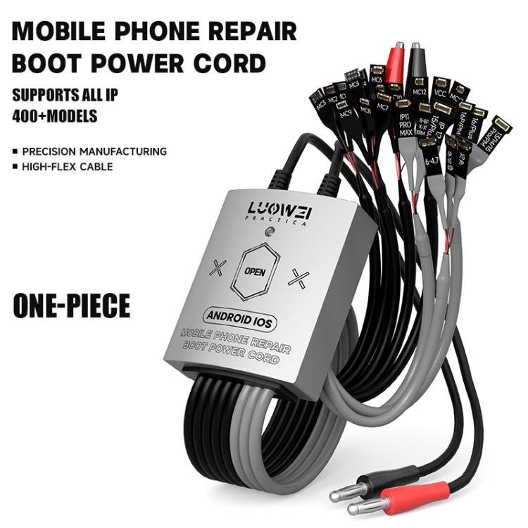 Luowei LW-325 Phone Repair Boot Power Cord for iPhone 8-16 Pro Max and Android - free shipping - PMC TechLife - Order now!