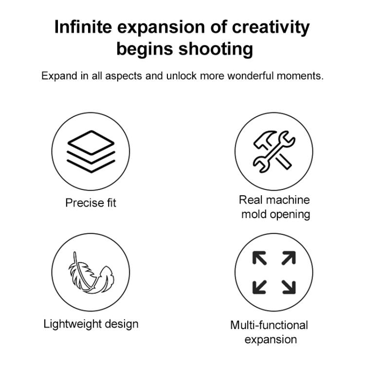 For DJI Osmo Pocket 3 Adapter Expansion Bracket Frame with Chest Strap - free shipping - PMC TechLife - Order now!