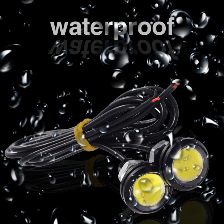 10 PCS 23mm 1.5W DC9-80V Motorcycle Eagle Eye Light Double Lens(White Light) - Eagle Eye Lights by PMC TechLife | Online Shopping South Africa | PMC TechLife | Buy Now Pay Later Mobicred