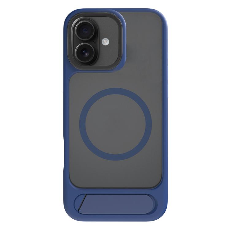 For iPhone 17 Kalebol MagSafe Invisible Tilt Holder PC Hybrid TPU Case(Navy Blue) - iPhone 17 Cases by Kalebol | Online Shopping South Africa | PMC TechLife | Buy Now Pay Later Mobicred