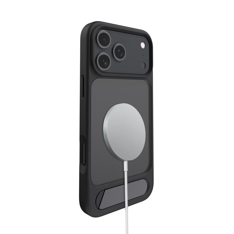 For iPhone 17 Kalebol MagSafe Invisible Tilt Holder PC Hybrid TPU Case(Navy Blue) - iPhone 17 Cases by Kalebol | Online Shopping South Africa | PMC TechLife | Buy Now Pay Later Mobicred
