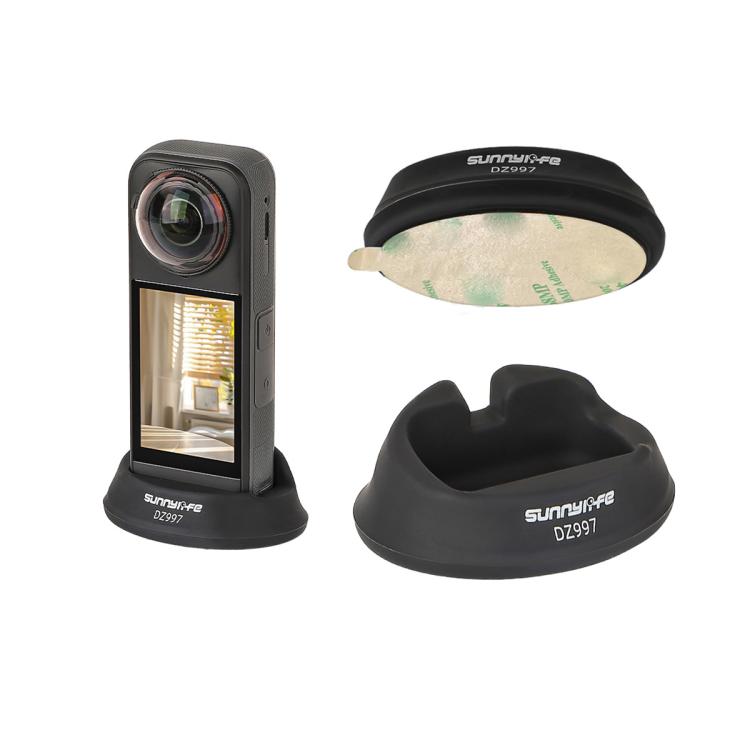 For Insta360 X5 / X4 Sunnylife Silicone Stand Base Car Base(Black) - free shipping - PMC TechLife - Order now!