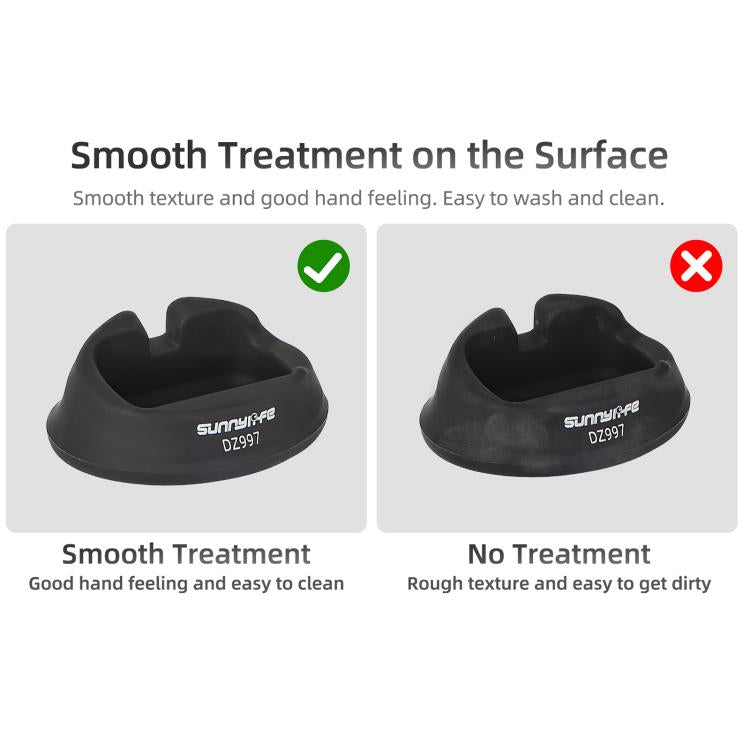 For Insta360 X5 / X4 Sunnylife Silicone Stand Base Car Base(Black) - free shipping - PMC TechLife - Order now!