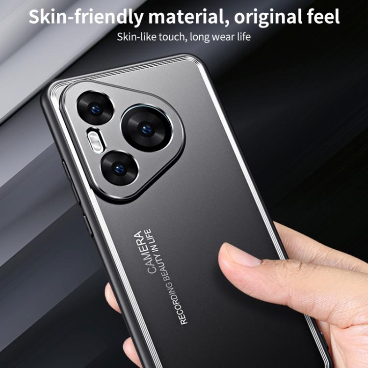 For Huawei Pura 80 5G Frosted Metal Phone Case(Silver) - free shipping - PMC TechLife - Order now!