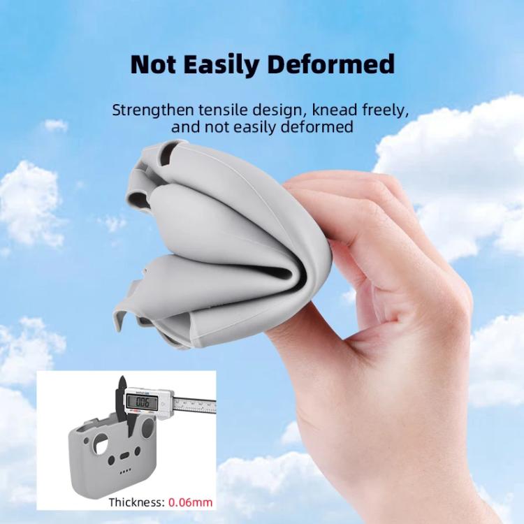 For DJI RC-N2 / RC-N1 BRDRC Remote Control Shockproof Anti-scratch Silicone Case(Black) - free shipping - PMC TechLife - Order now!