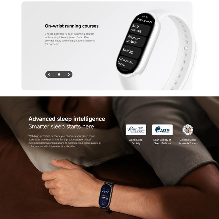 Original Xiaomi Smart Band 10, 1.72 inch AMOLED Screen 5ATM Waterproof Smart Watch, Support Blood Oxygen / Heart Rate Monitor(Black) - free shipping - PMC TechLife - Order now!