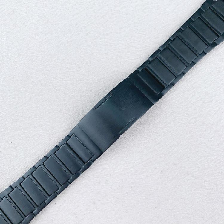 For Apple Watch 46mm / 49mm / 45mm / 44mm Tri-beads Side-detachable Buckle Stainless Steel Watch Band(Black) - free shipping - PMC TechLife - Order now!
