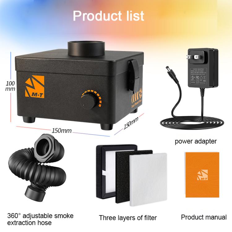 CP-308 Desktop Smoking Apparatus Solder Fume Purifier, Plug:US Plug(Black) - free shipping - PMC TechLife - Order now!