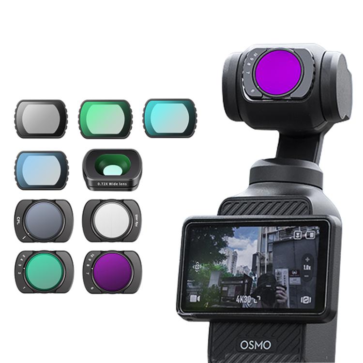 For DJI Osmo Pocket 3 Camera Lens Filter, Filter:Adjustable STAR - free shipping - PMC TechLife - Order now!