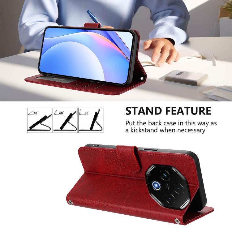 For UMIDIGI G100 Pro Litter Panda Embossing RFID Leather Phone Case with Lanyard(Wine Red) - free shipping - PMC TechLife - Order now!