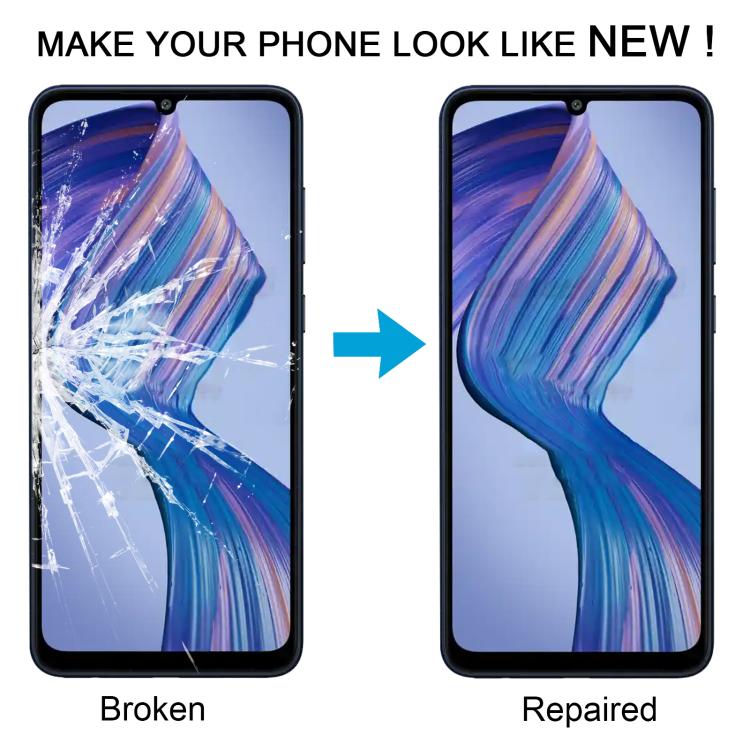 For Samsung Galaxy F05 SM-E055F 10pcs Front Screen Outer Glass Lens with OCA Optically Clear Adhesive - free shipping - PMC TechLife - Order now!