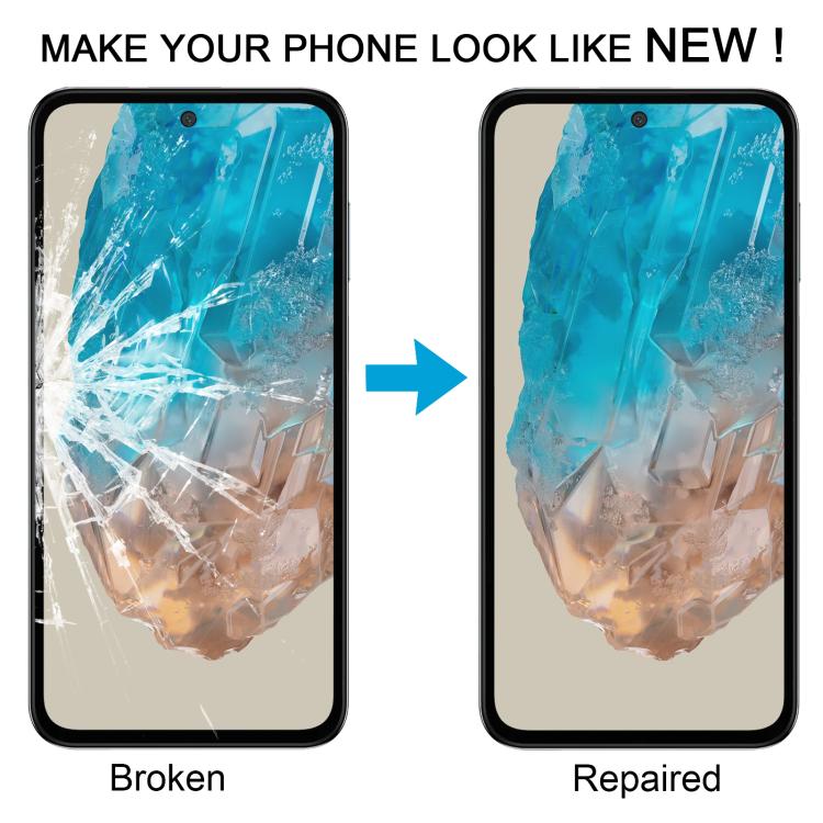 For Samsung Galaxy M35 SM-M356B 10pcs Front Screen Outer Glass Lens with OCA Optically Clear Adhesive - free shipping - PMC TechLife - Order now!