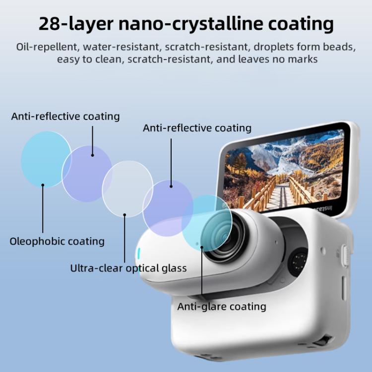 For Insta360 GO 3 Camera Lens Filter, Filter:4 in 1 ND8-64 - free shipping - PMC TechLife - Order now!