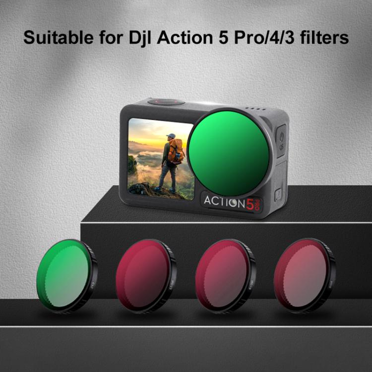 For DJI Action 5 Pro Camera Lens Filter, Filter:ND8 - free shipping - PMC TechLife - Order now!