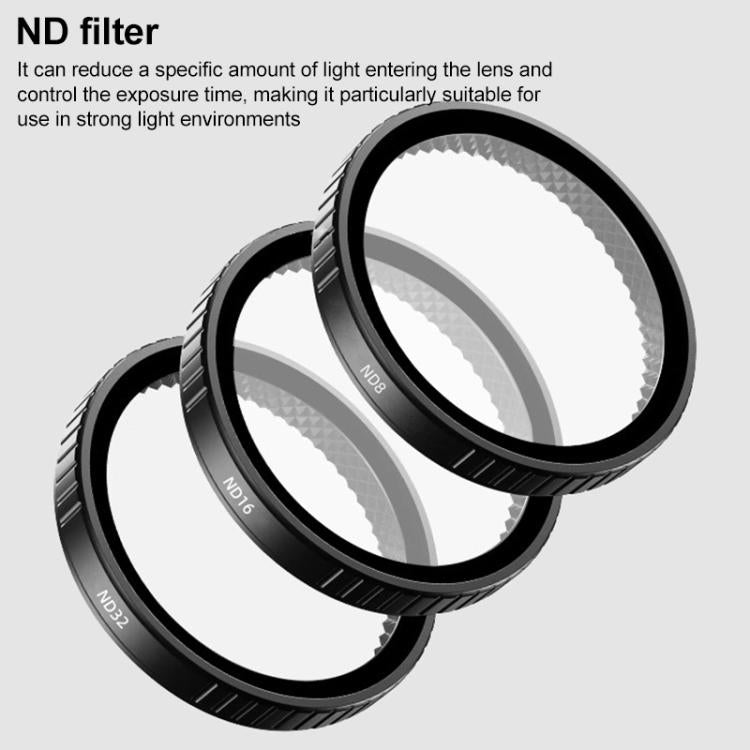 For DJI Action 5 Pro Camera Lens Filter, Filter:ND16 - free shipping - PMC TechLife - Order now!