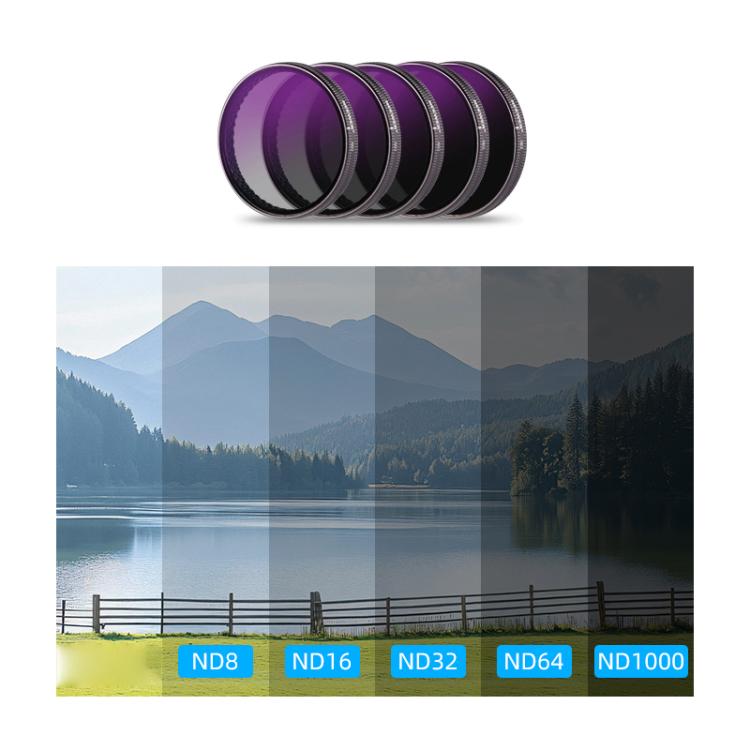 For DJI Action 5 Pro Camera Lens Filter, Filter:ND16 - free shipping - PMC TechLife - Order now!