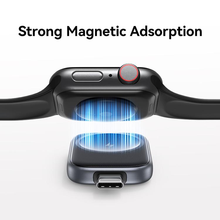 For Apple Watch Series USAMS CD247 USB-C / Type-C Plug Portable Watch Wireless Charger(Metal Gray) - free shipping - PMC TechLife - Order now!