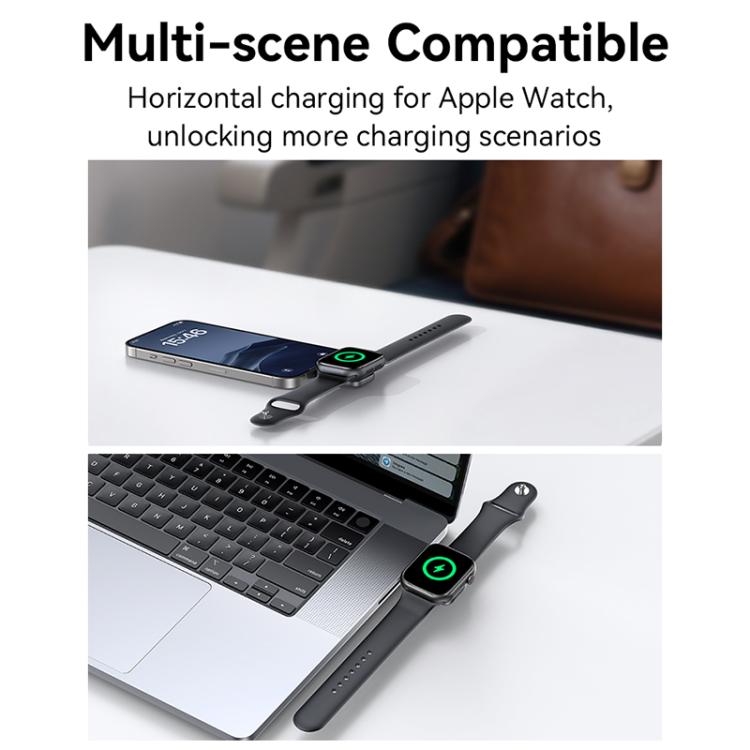 For Apple Watch Series USAMS CD247 USB-C / Type-C Plug Portable Watch Wireless Charger(Metal Gray) - free shipping - PMC TechLife - Order now!