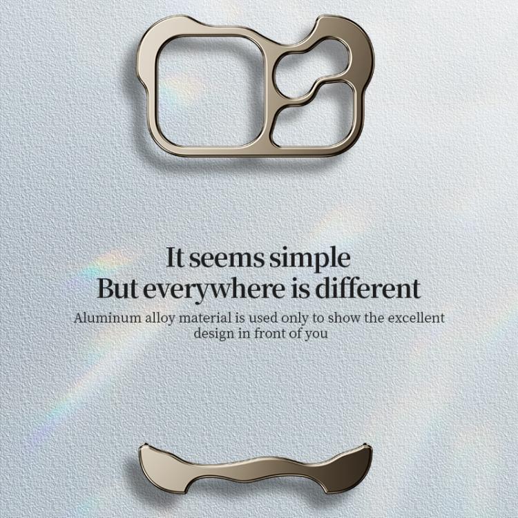 For iPhone 17 Pro Max Frameless Metal Corner Pad Phone Case with Lens Film(Silver) - free shipping - PMC TechLife - Order now!