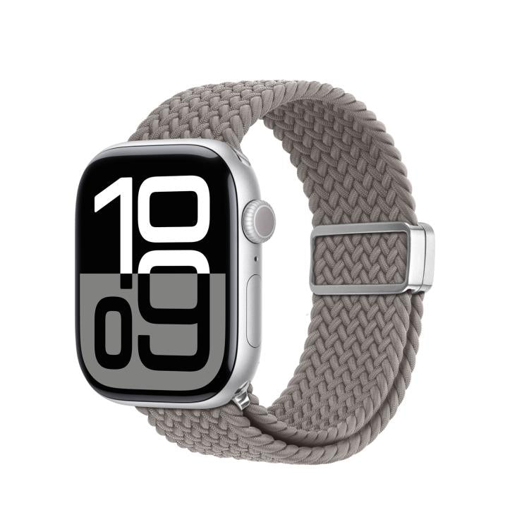 For Apple Watch 38 / 40 / 41 / S10 42mm DUX DUCIS Mixture Ultra Series Magnetic Buckle Nylon Braided Strap(Clay) - free shipping - PMC TechLife - Order now!