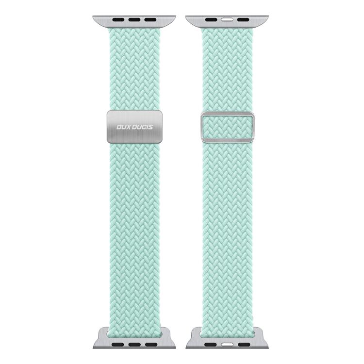 For Apple Watch 38 / 40 / 41 / S10 42mm DUX DUCIS Mixture Ultra Series Magnetic Buckle Nylon Braided Strap(Mint Green) - free shipping - PMC TechLife - Order now!