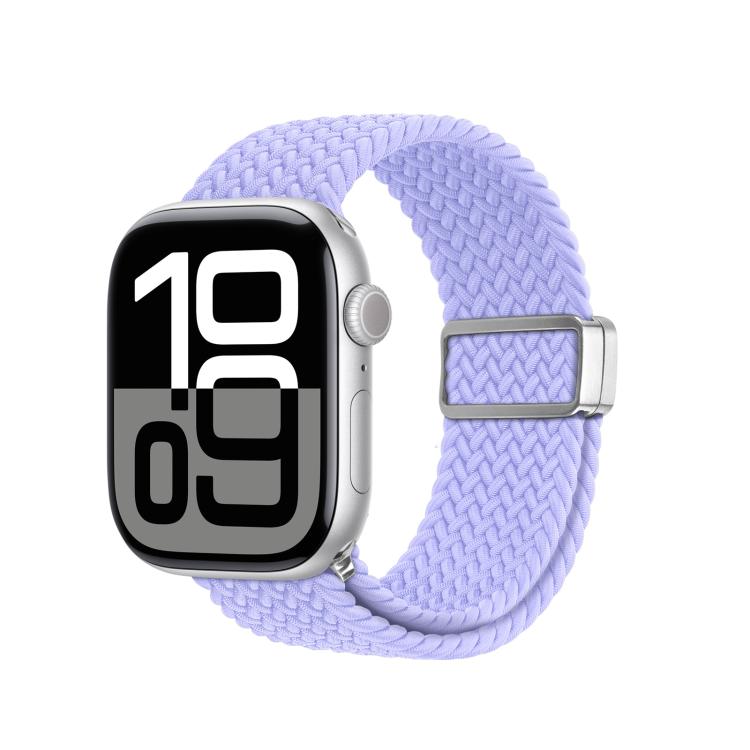 For Apple Watch 38 / 40 / 41 / S10 42mm DUX DUCIS Mixture Ultra Series Magnetic Buckle Nylon Braided Strap(Misty Purple) - free shipping - PMC TechLife - Order now!
