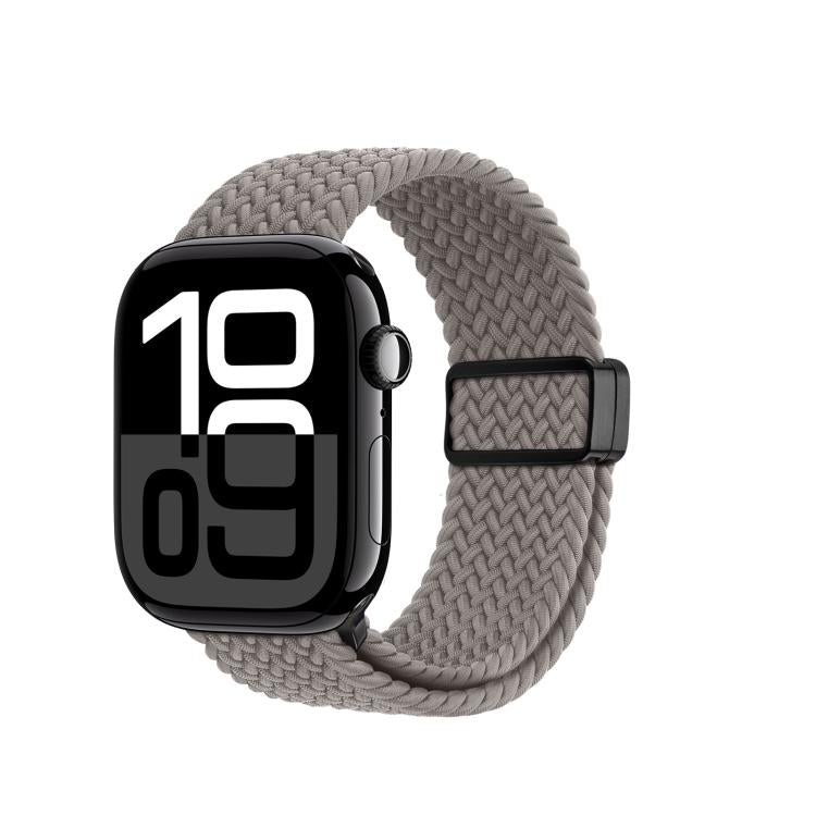 For Apple Watch 42 / 44 / 45 / 46 / 49mm DUX DUCIS Mixture Ultra Series Magnetic Buckle Nylon Braided Strap(Clay) - free shipping - PMC TechLife - Order now!