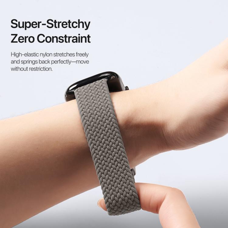 For Apple Watch 42 / 44 / 45 / 46 / 49mm DUX DUCIS Mixture Ultra Series Magnetic Buckle Nylon Braided Strap(Clay) - free shipping - PMC TechLife - Order now!