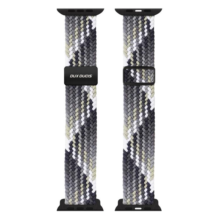 For Apple Watch 42 / 44 / 45 / 46 / 49mm DUX DUCIS Mixture Ultra Series Magnetic Buckle Nylon Braided Strap(Smoke Gradient) - free shipping - PMC TechLife - Order now!
