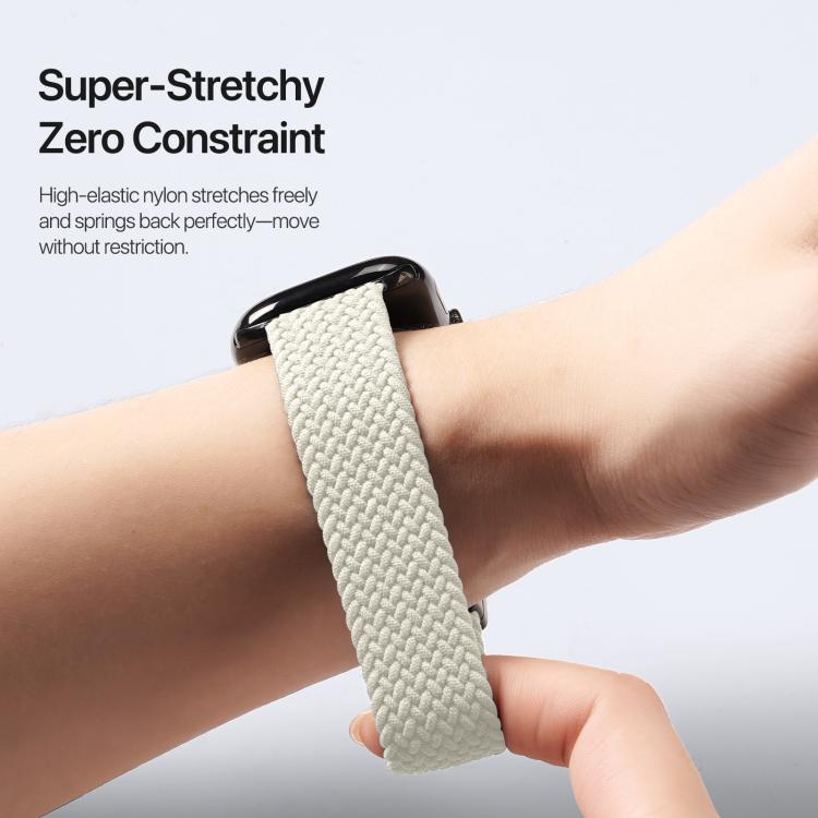 For Apple Watch 42 / 44 / 45 / 46 / 49mm DUX DUCIS Mixture Ultra Series Magnetic Buckle Nylon Braided Strap(Starlight) - free shipping - PMC TechLife - Order now!