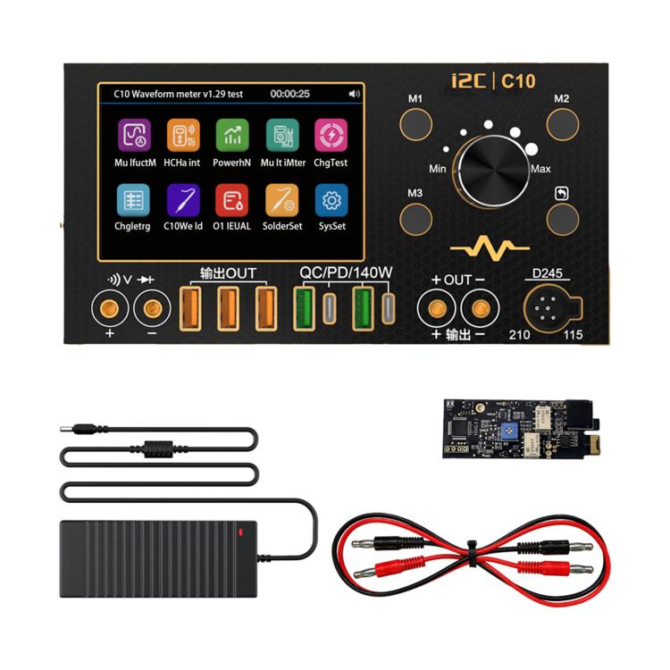 i2C C10 Ultra-high Precision Digital Waveform Ammeter with Charge Detection / Voltage Measurement, Model:Set 1 - free shipping - PMC TechLife - Order now!