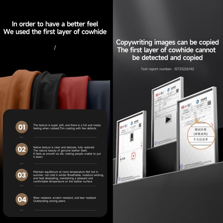 For Samsung Galaxy Z Fold7 5G SULADA Frameless Top Layer Cowhide Leather PC Phone Case(Black) - free shipping - PMC TechLife - Order now!